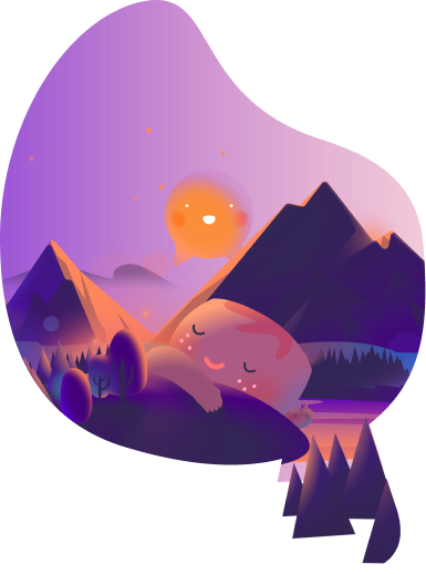 Night landscape