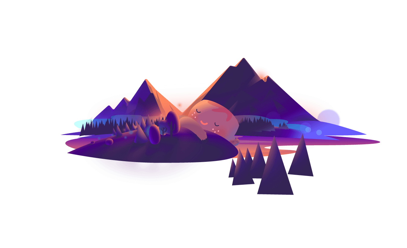 Night landscape